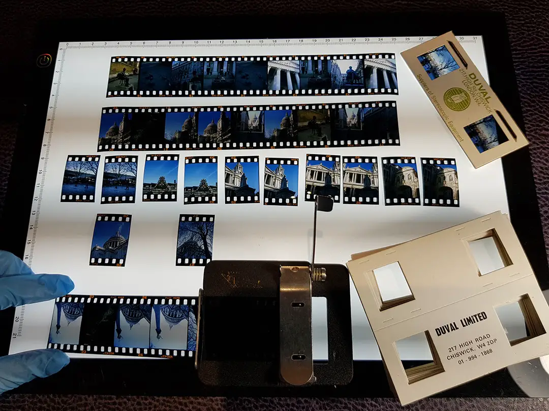 Making 35mm stereo slides