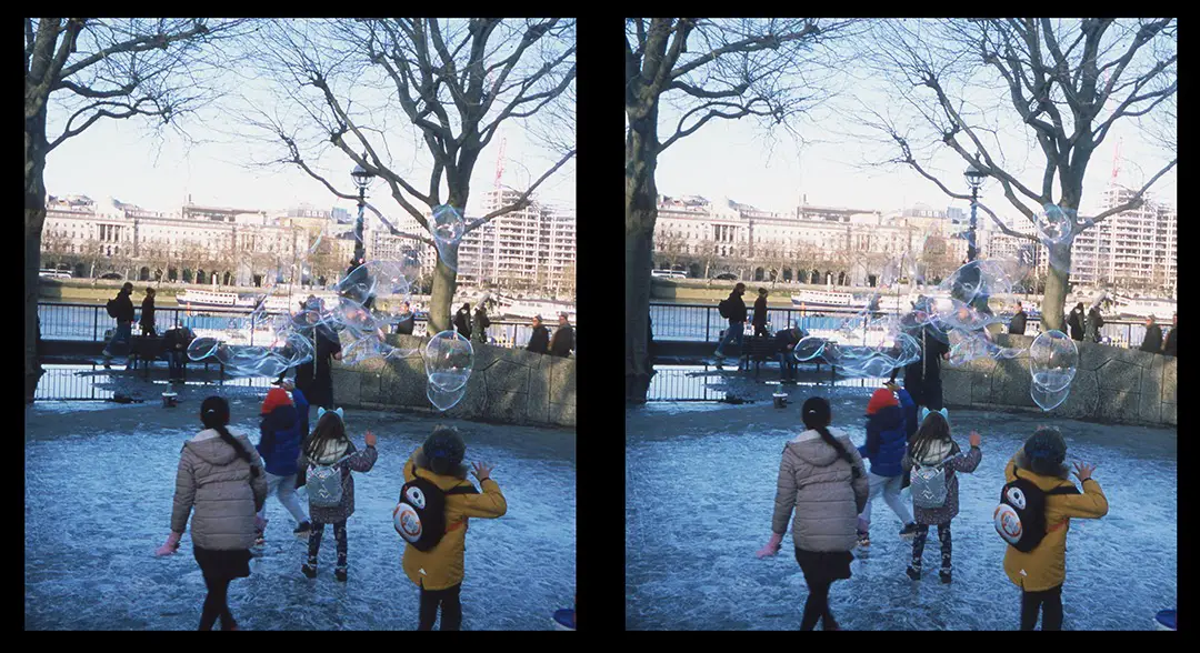 Slide film, taken with an Iloca Stereograms 35mm stereo camera