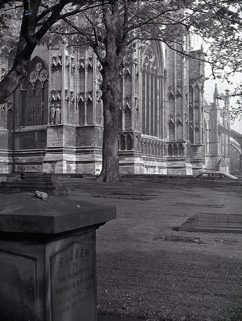 Detail of East Front, Lincoln Cathedral.