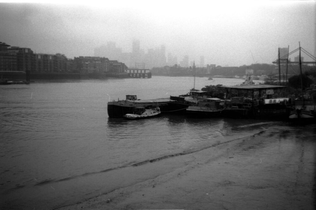 Wet and Misty Thames