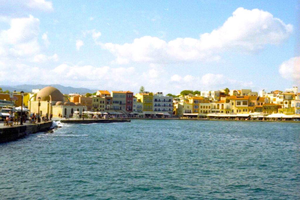 Harbour at Chania Town Crete
