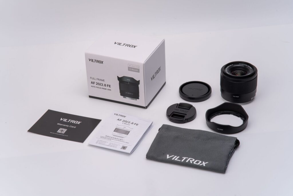 viltrox 20mm af f2.8 full frame sony e lens