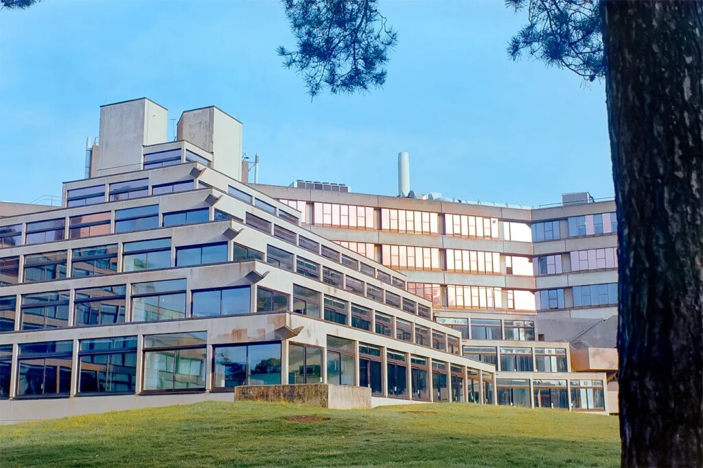 Ziggurat accommodation blocks at UEA