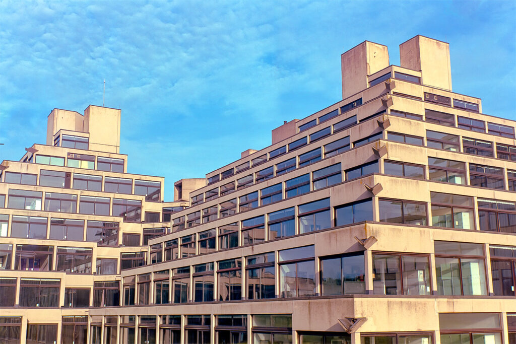 Ziggurats at UEA.