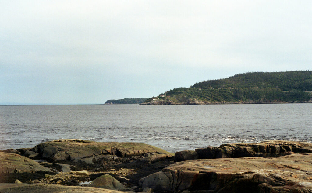 Looking across mouth of river 