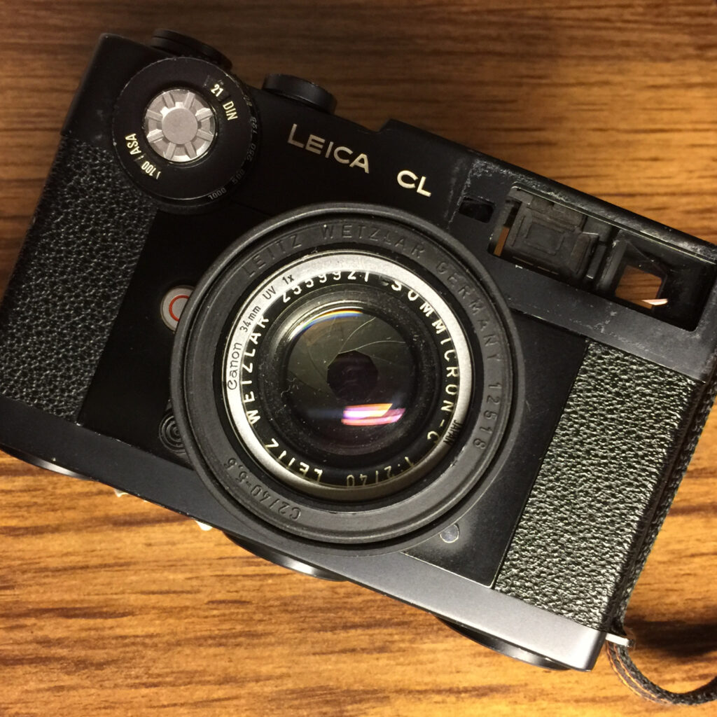 My "broken" Leica CL film camera