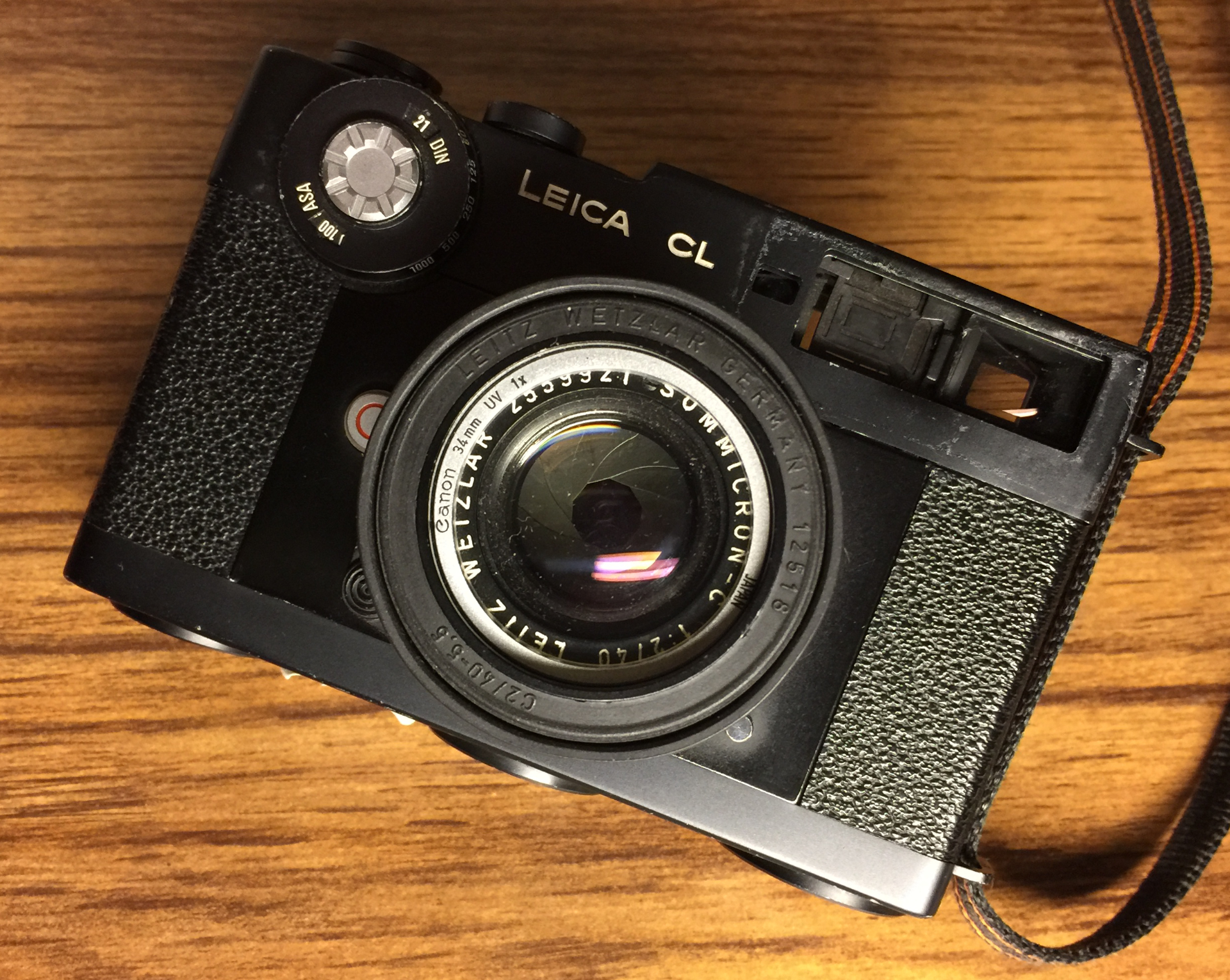 My "broken" Leica CL film camera