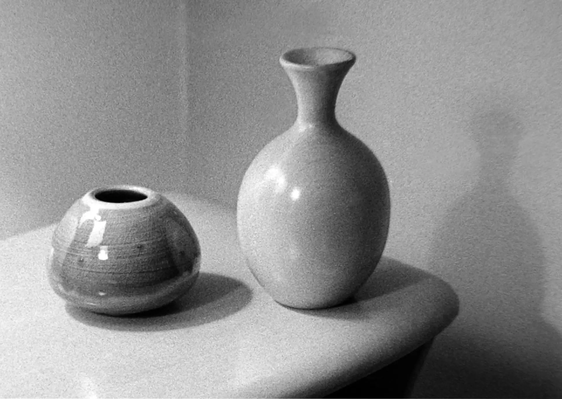 Still life of two vases