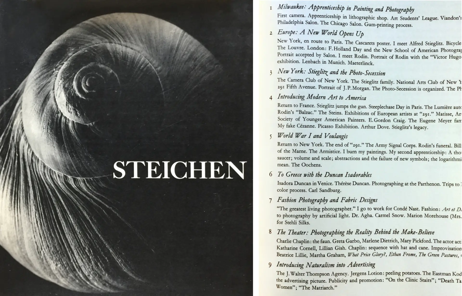 Edward Steichen autobiography