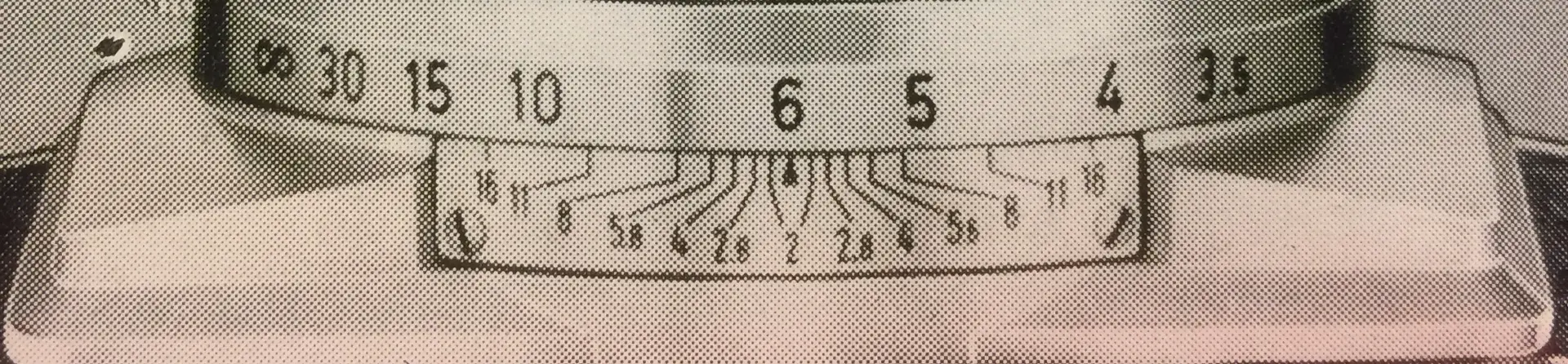 Super Memar hyperfocal focusing scale