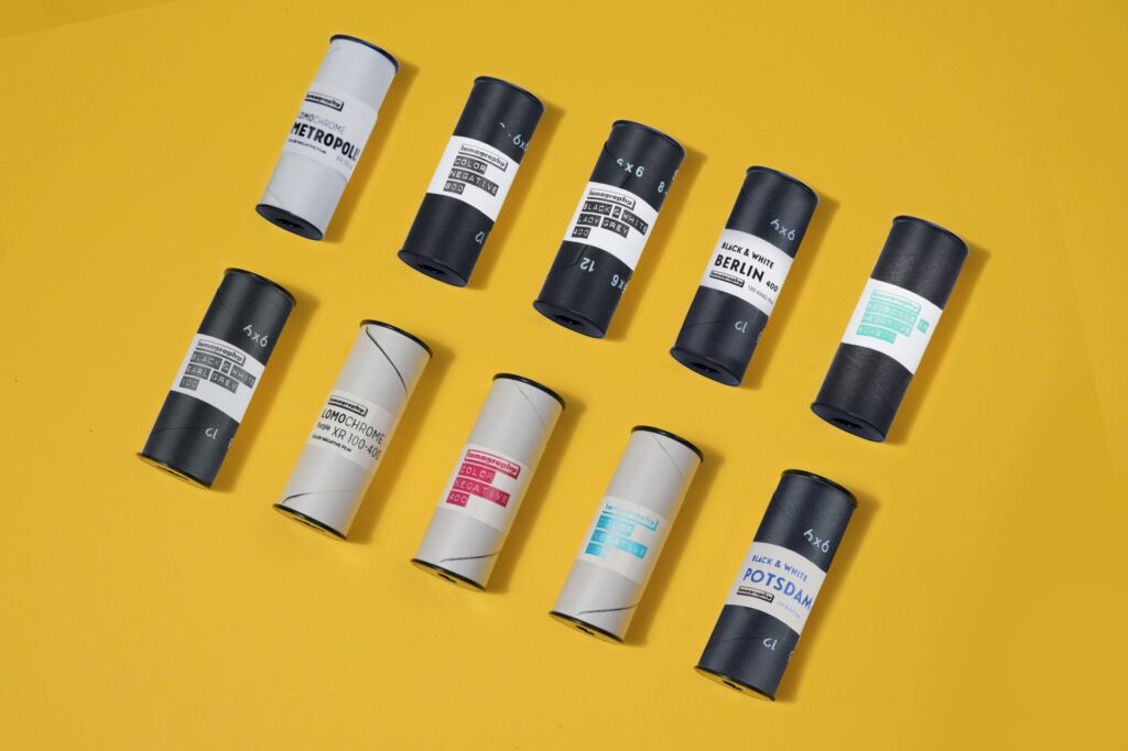 Lomography medium format 120 film range