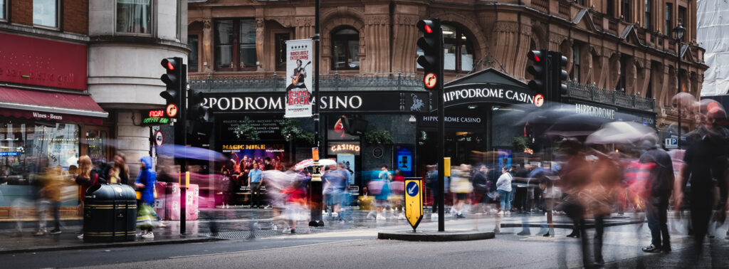 Leicester Sq. Tube Station area