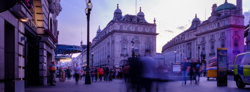 Piccadilly Circus.