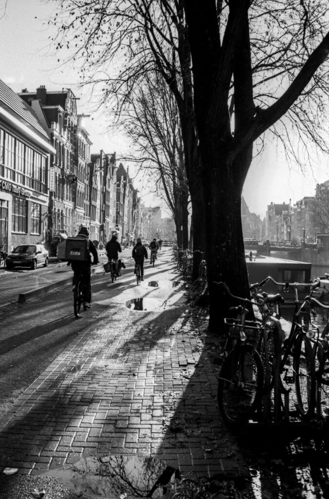 Nieuwmarkt, Amsterdam with JCH Streetpan 400