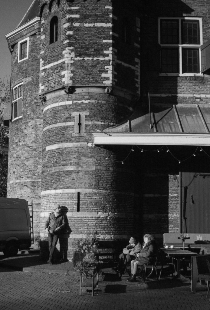 Nieuwmarkt, Amsterdam with JCH Streetpan 400