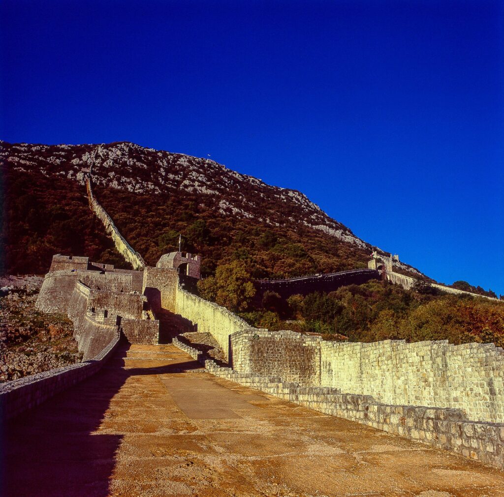 Great wall of Ston - Croatia Fuji Velvia 100