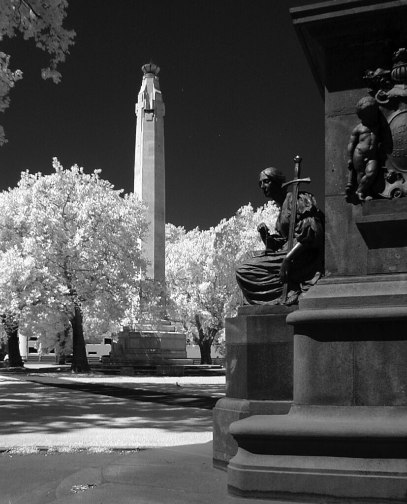 Olympus C2000Z with 720 IR filter, Queens Garden Dunedin New Zealand