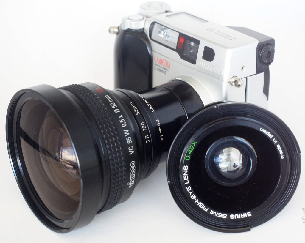 C2000Z with supplementary lenses