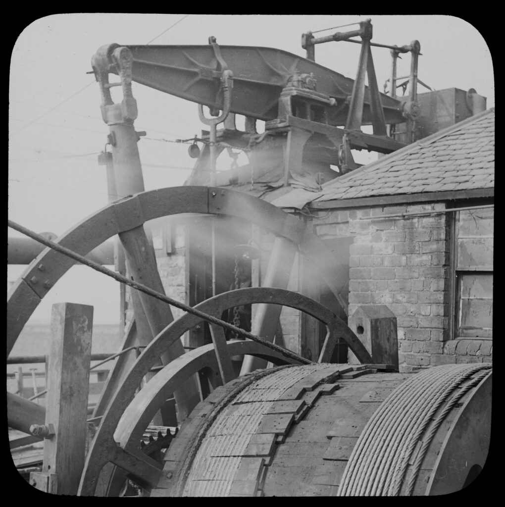 Historical Image of a Newcomen beam engine