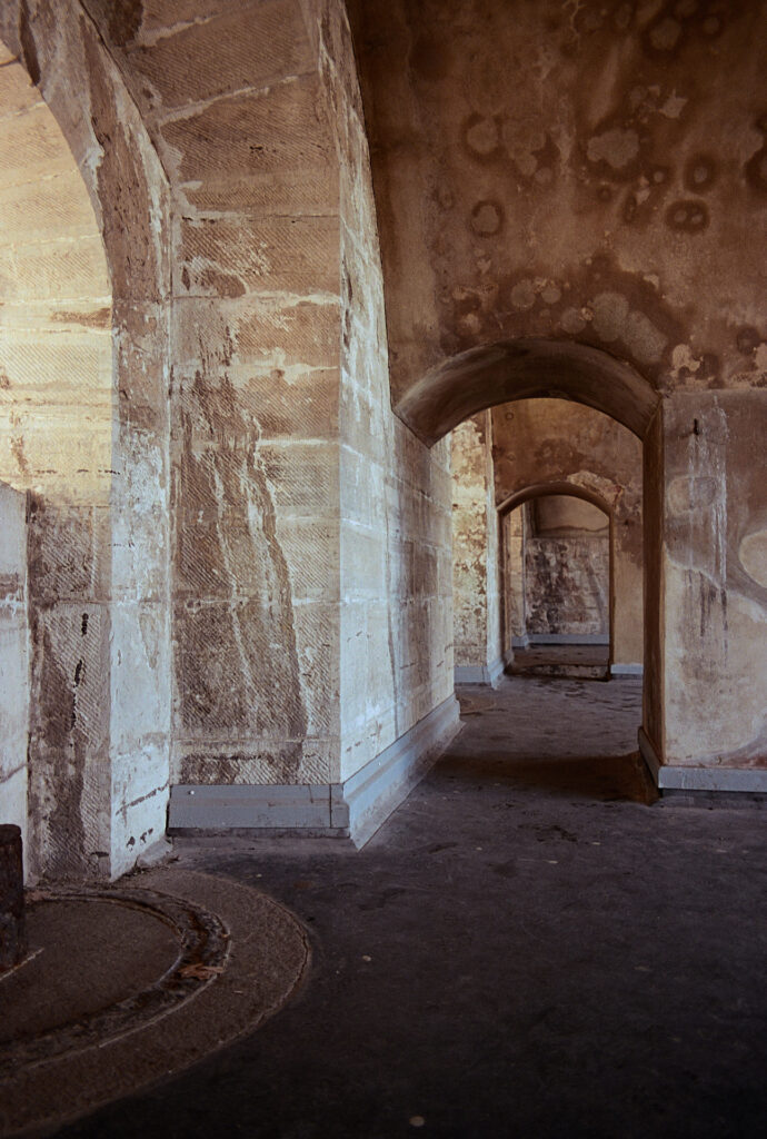 The old fortification walls