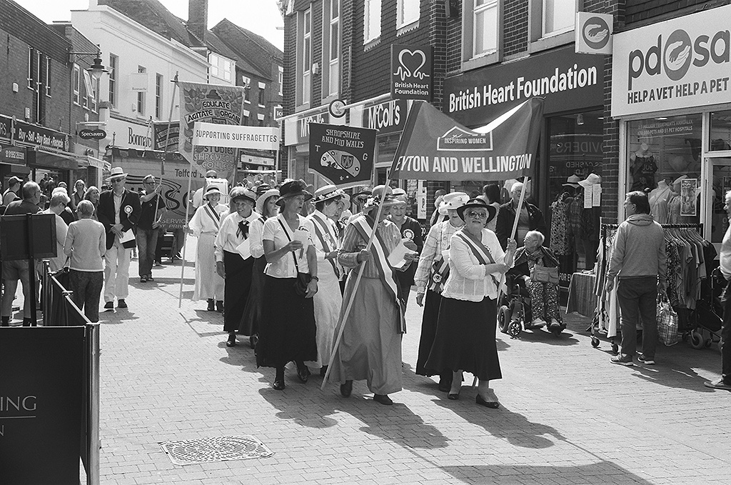 The WI and local TUC on the march.