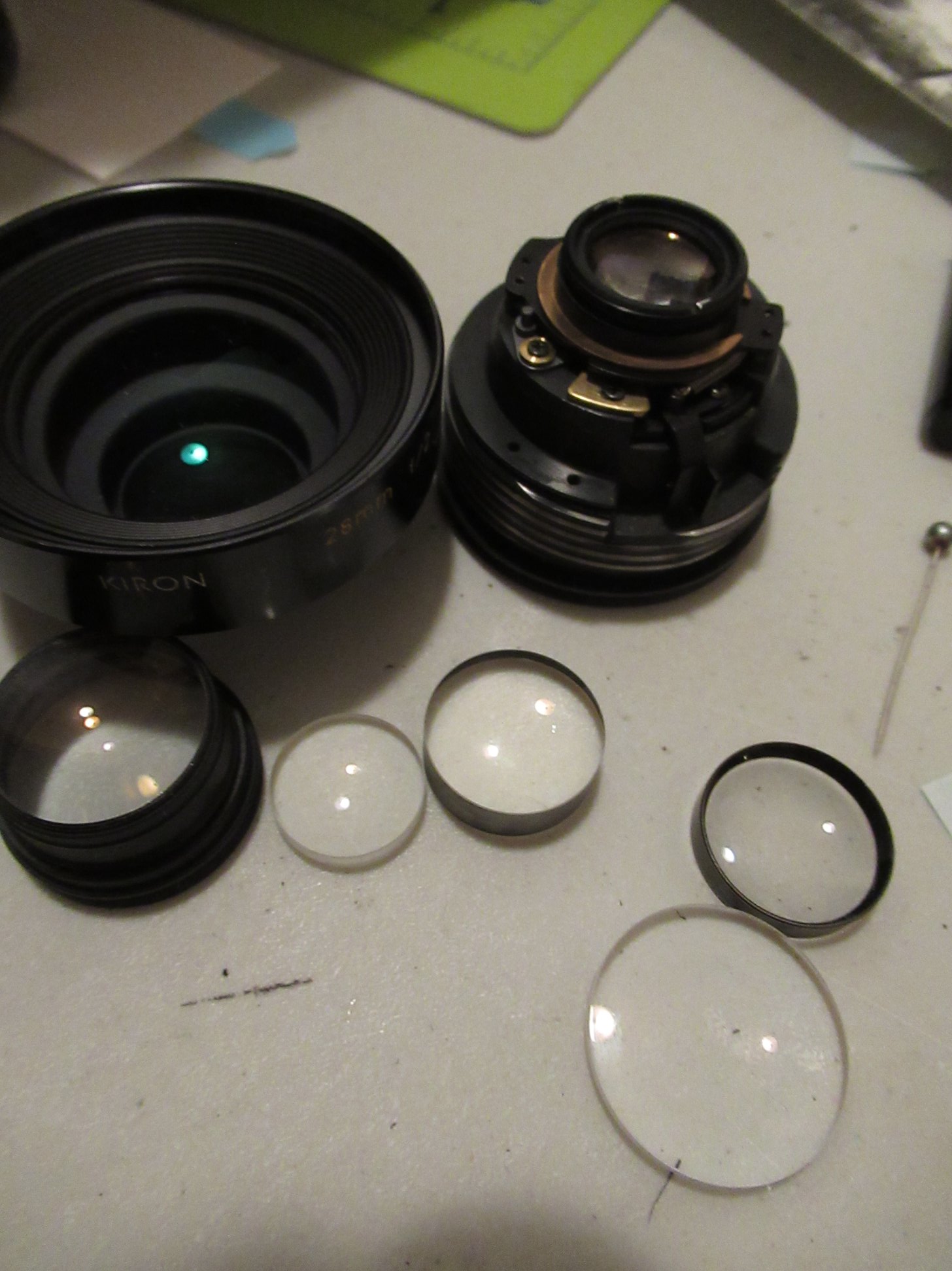 Converting a 50mm lens meant for 35mm film to large format - 35mmc
