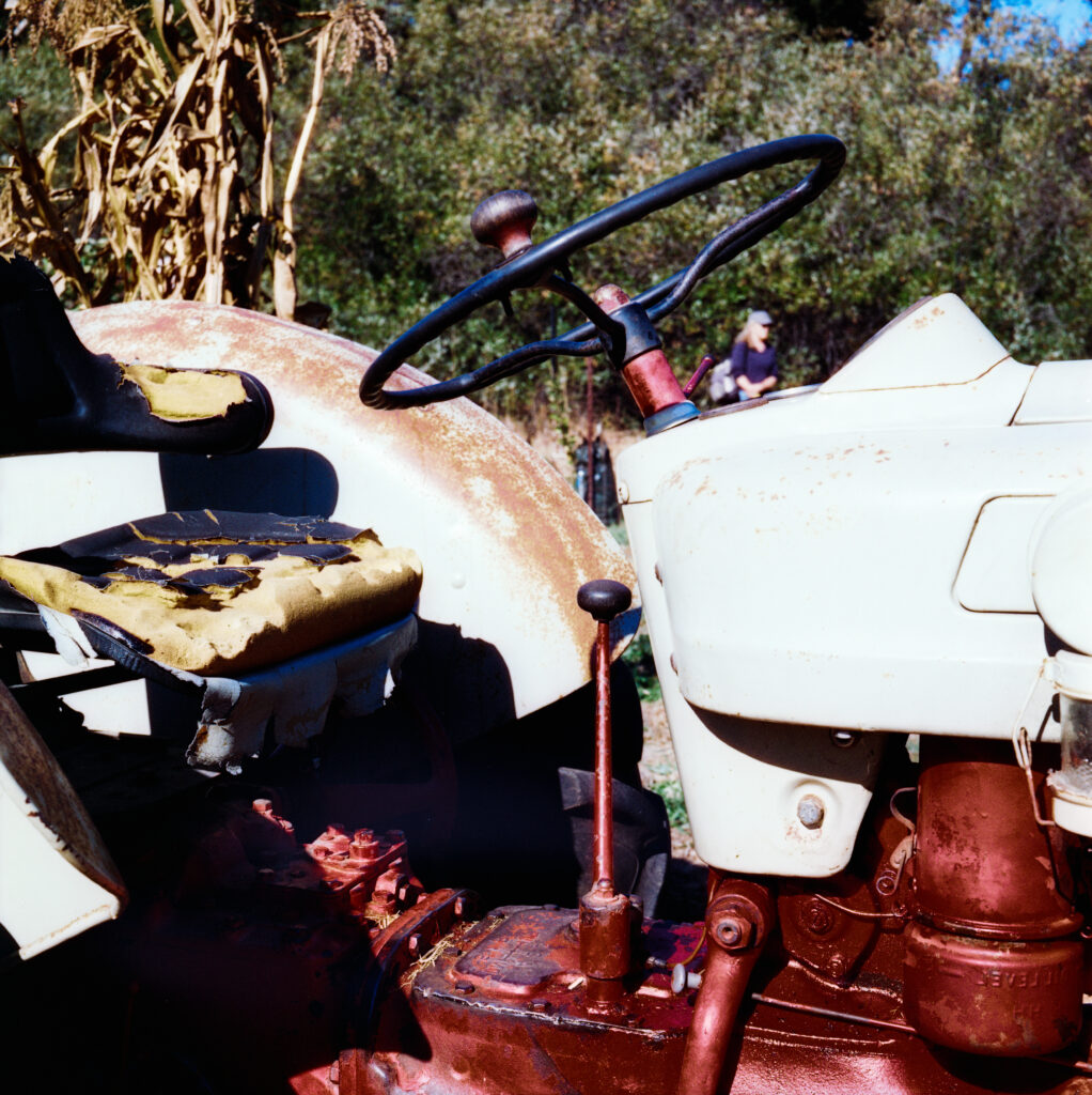 In the driving seat