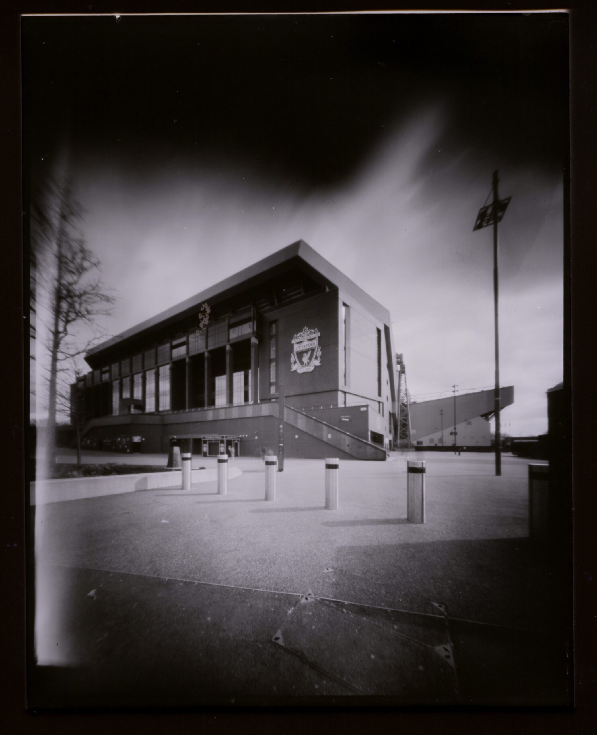 Anfield Stadium Paper Negative Pinhole 12.25pm to 12.27pm Ilford MGIV