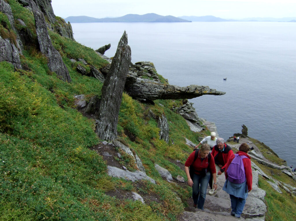 Climbing Skellig Michael 2