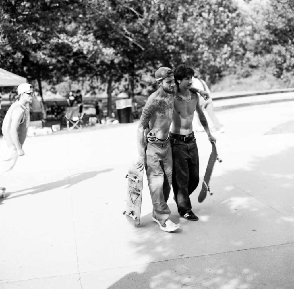 Injured skateboarder