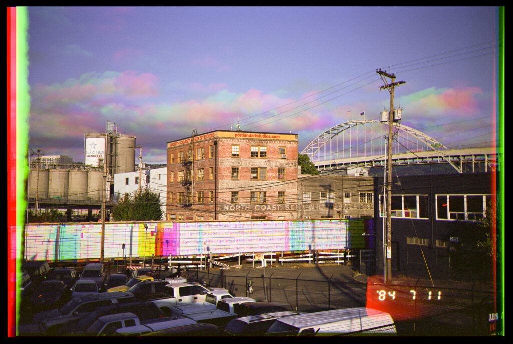 Color trichrome of the North Coast Seed Building