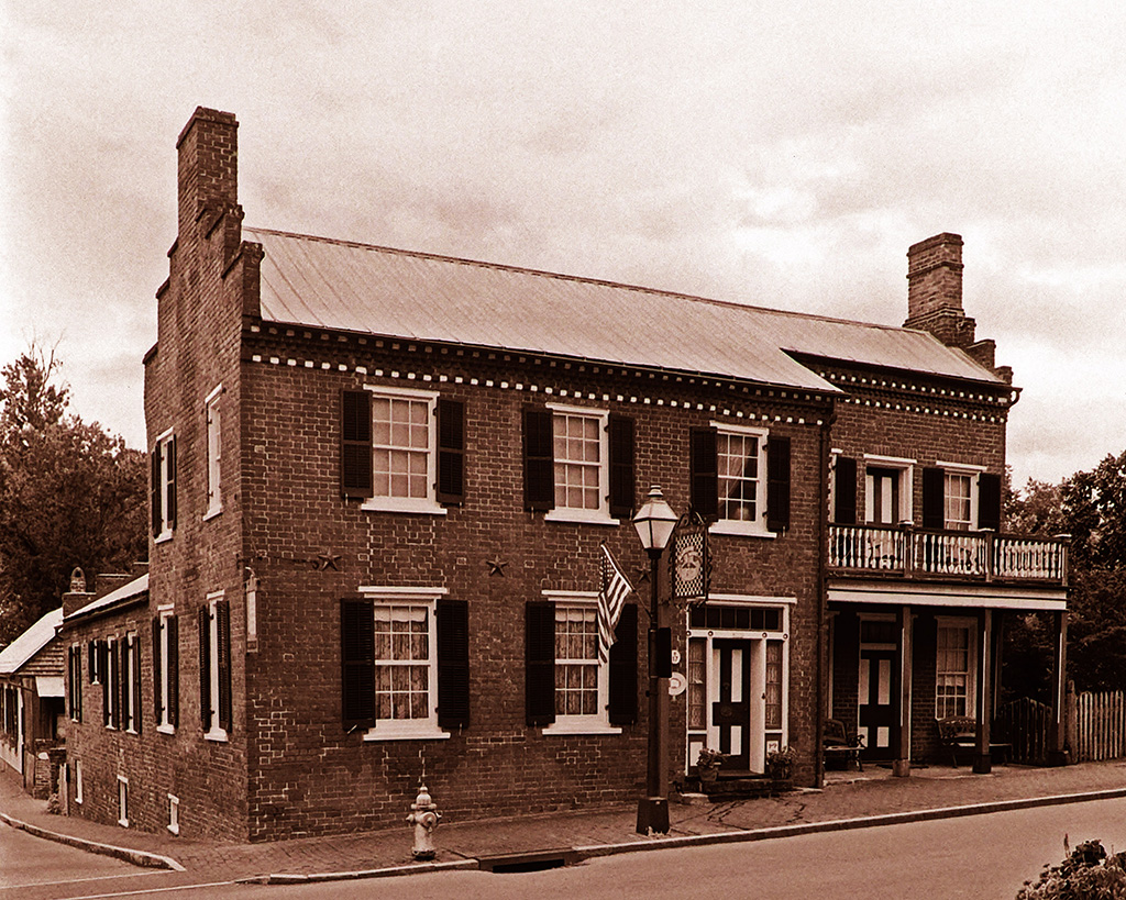 a 35mm picture of the Blair-Moore House in the Historic District of Jonesborough, TN