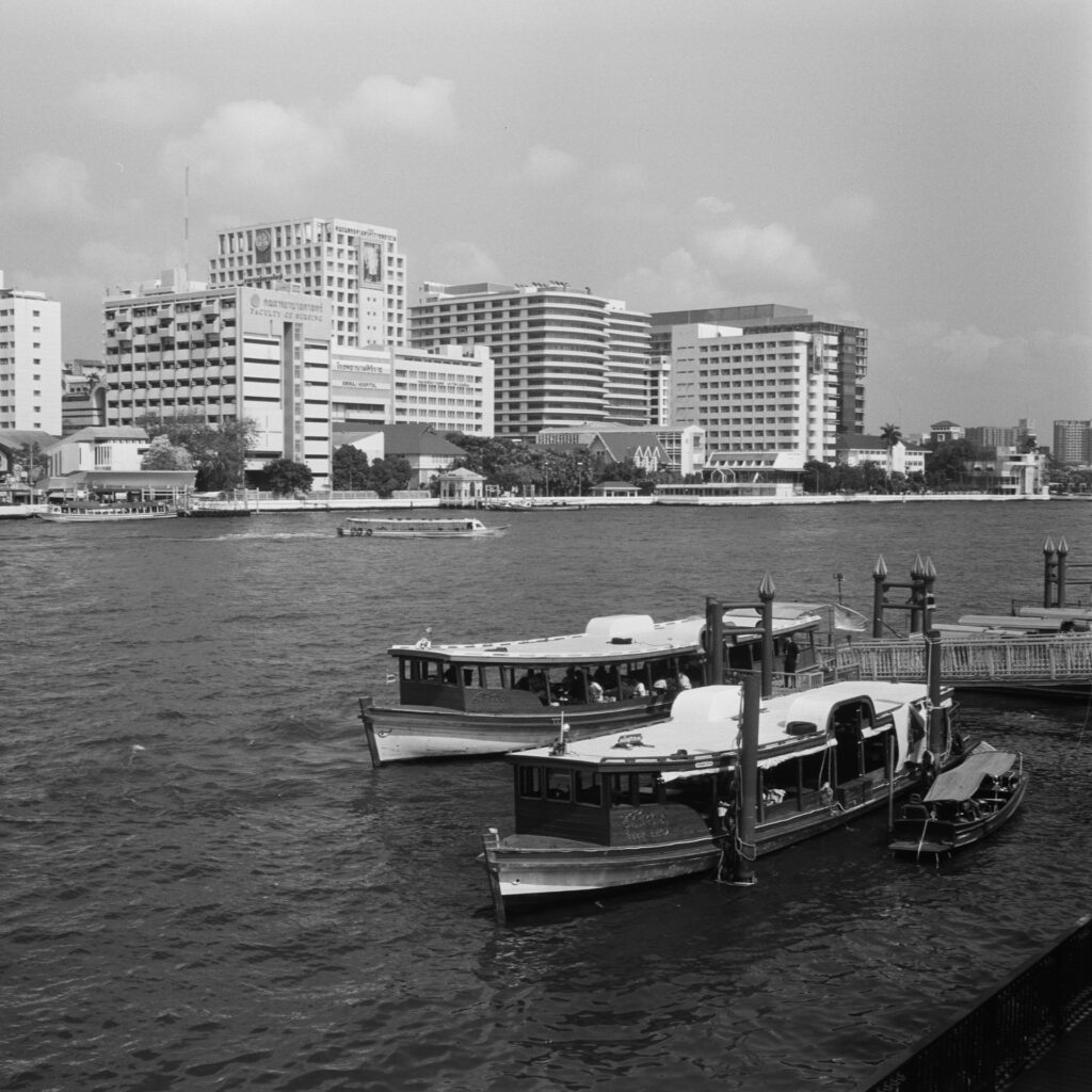 Boats, Pier, Hospital, Chao Phraya River, Bangkok