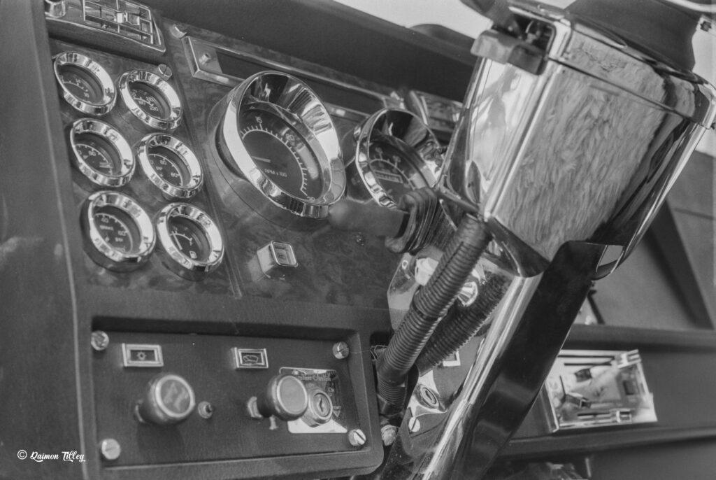 American Truck Cab Dashboard