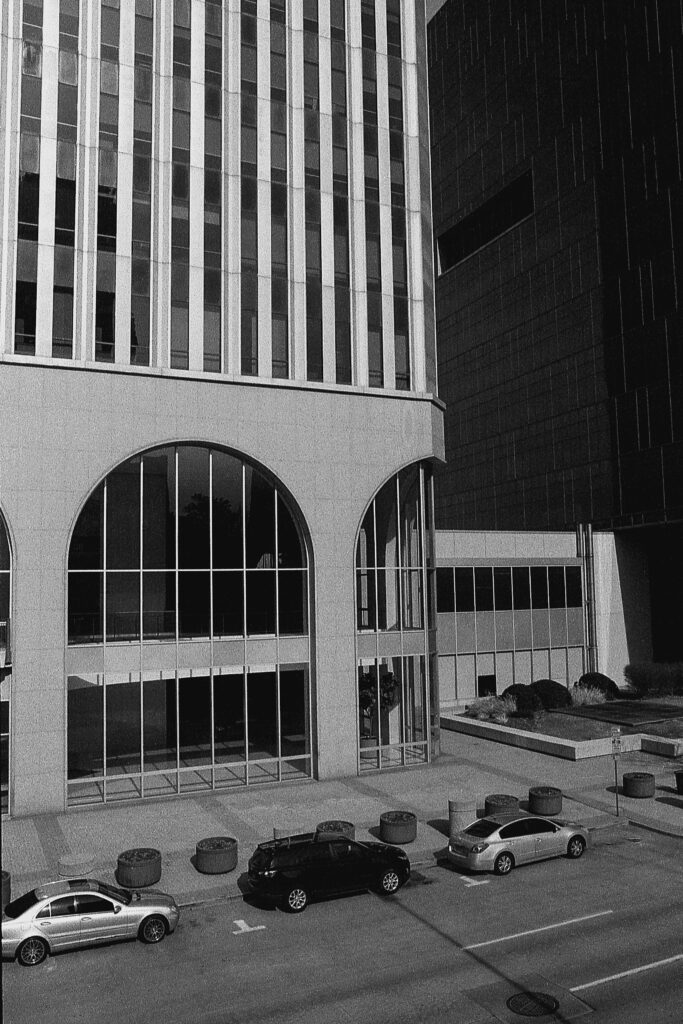 Building Archway on empty street