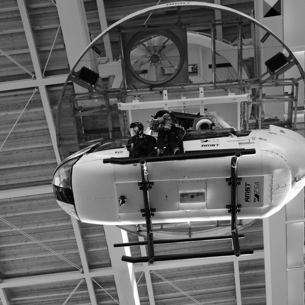 Indoor Training -Helicopter rescue with winch