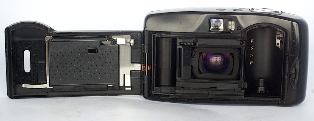 With the back open. Some very crisp mouldings and good quality of the general construction are apparent.