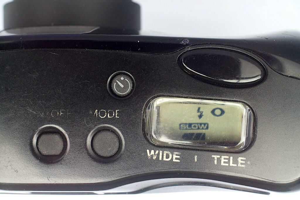 The control group is well arranged for ready access with the right index finger. And the novel rocker cum LCD.