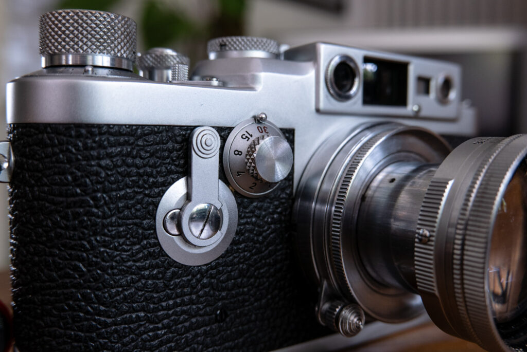 Leica iiig self timer