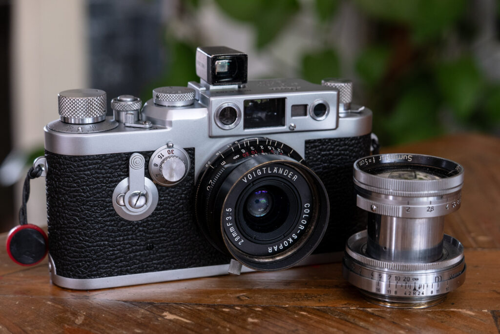 Leica iiig & voigtlander 28mm 3.5 