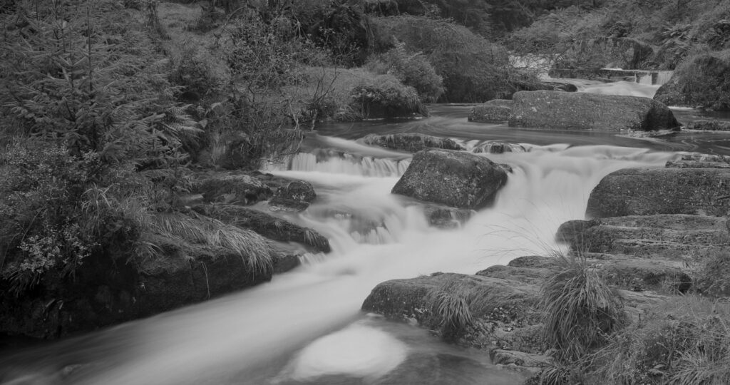 Waterfalls on the Afon Hafren