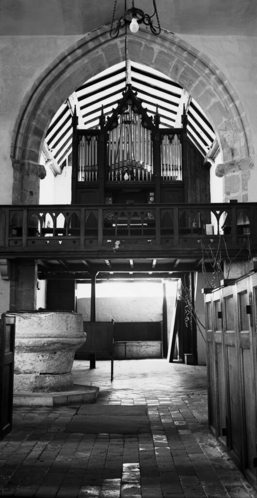 Inside of Wroxeter Church