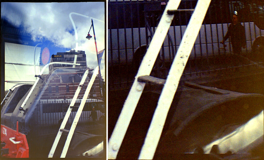 The very slight remaining light leak only visible in portrait format and at the wide angle zoom setting.