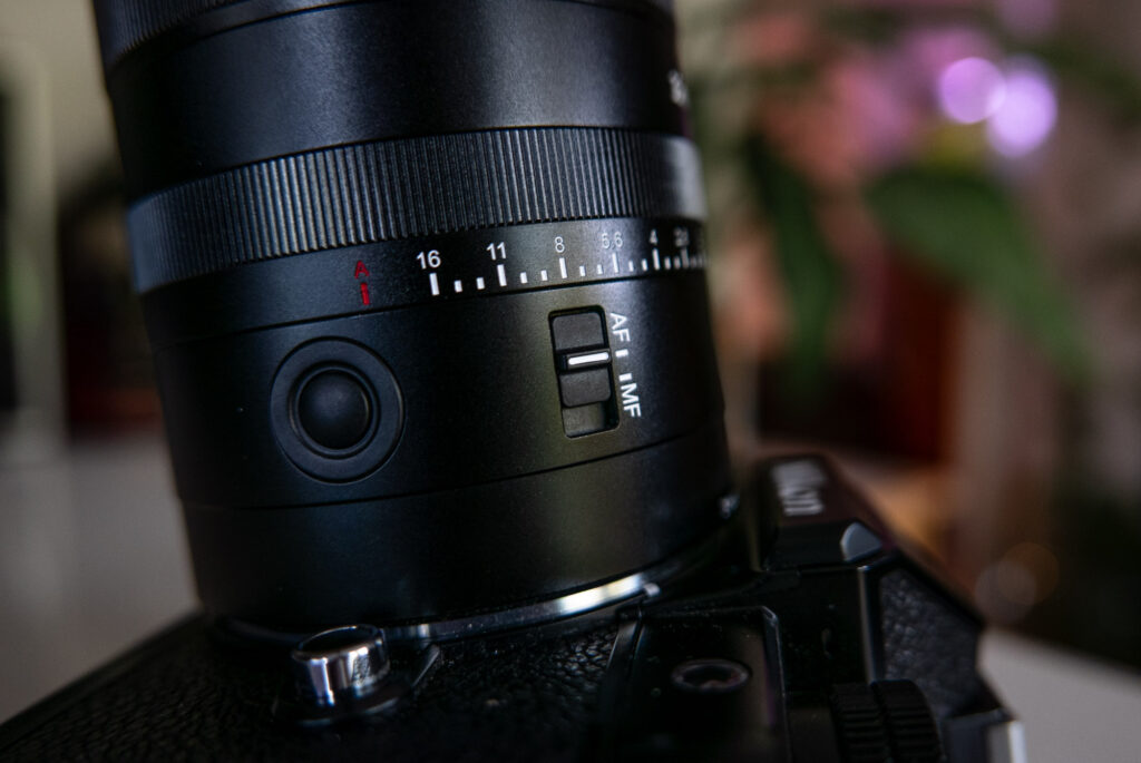 7Artisans 35mm 1.8 AF switches