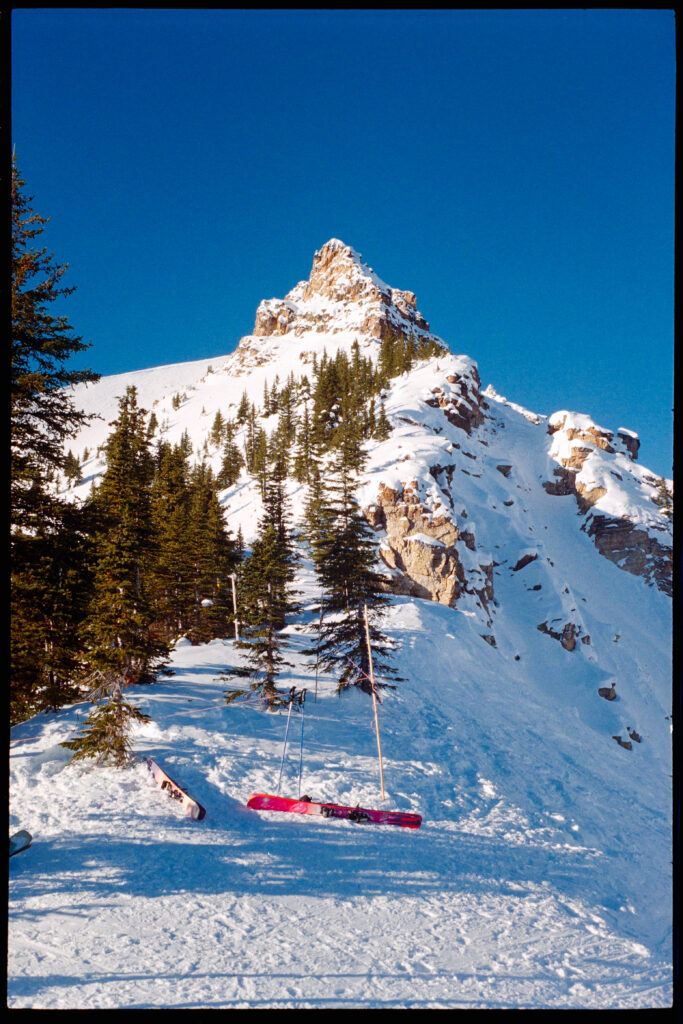 A photo of Ozone Peak at Kicking Horse resort.