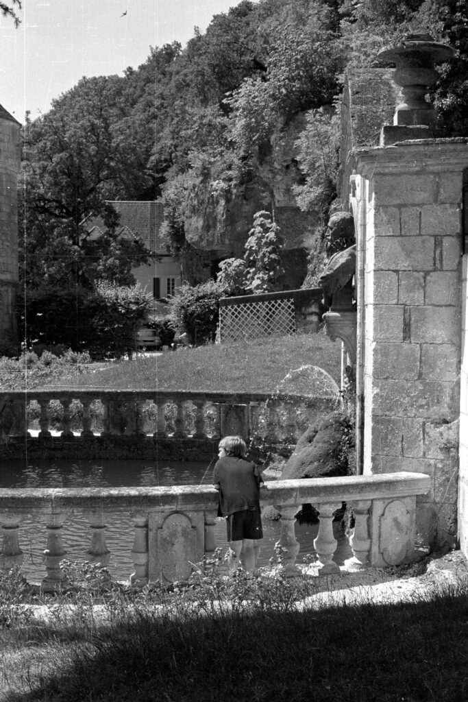 Black and white photograph