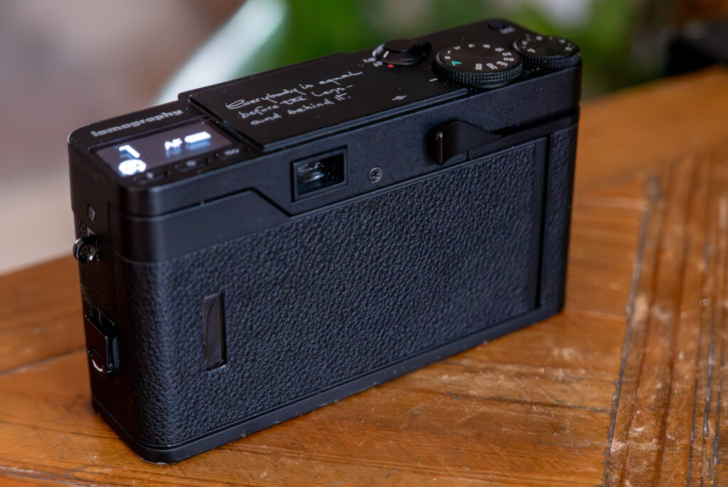 Lomography MC-A back