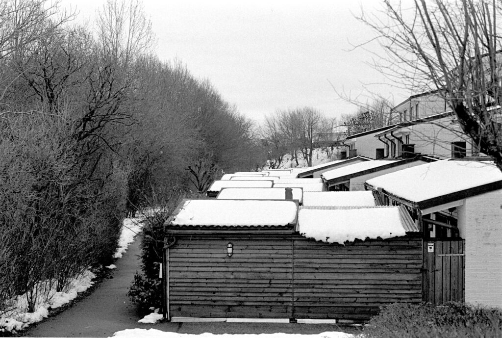 Outhouses on the backside