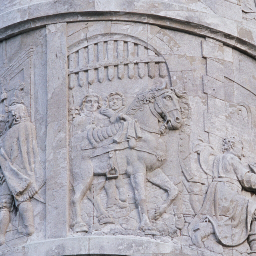 detail from St Pauls pillar