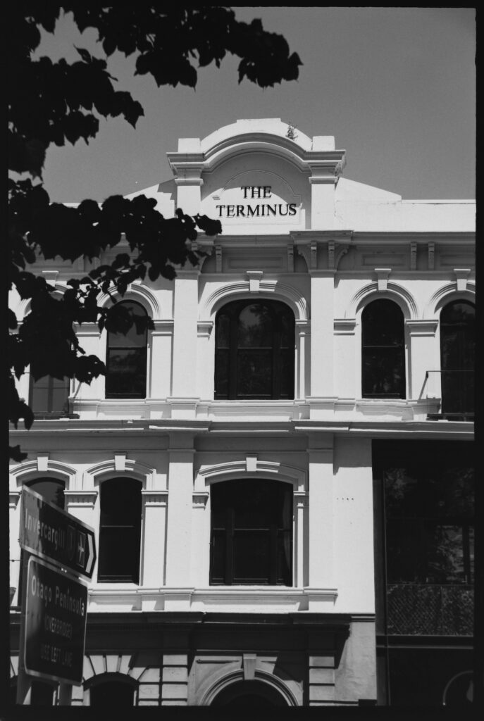 One of the many restored buildings in Dunedin’s old business district.
